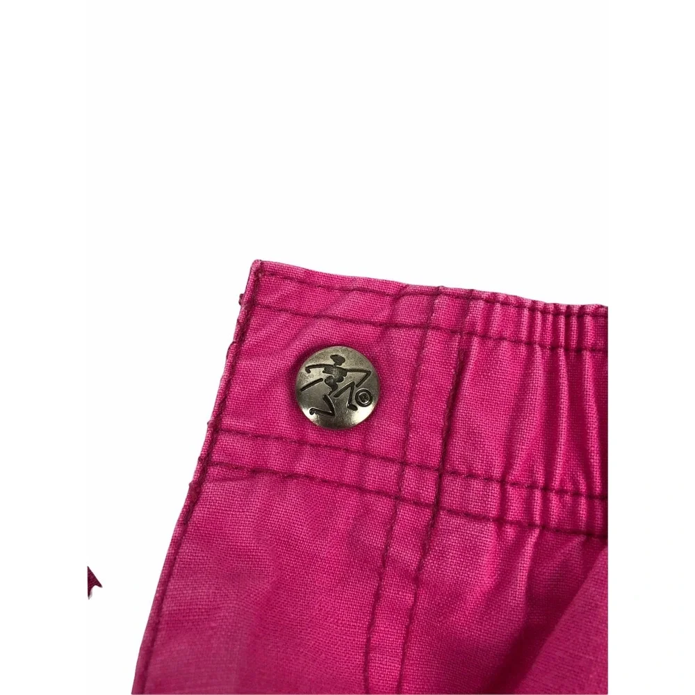 Ocean Pacific OP Men's Large Cotton Shorts Long Riders Surfer Pink Vintage Rare